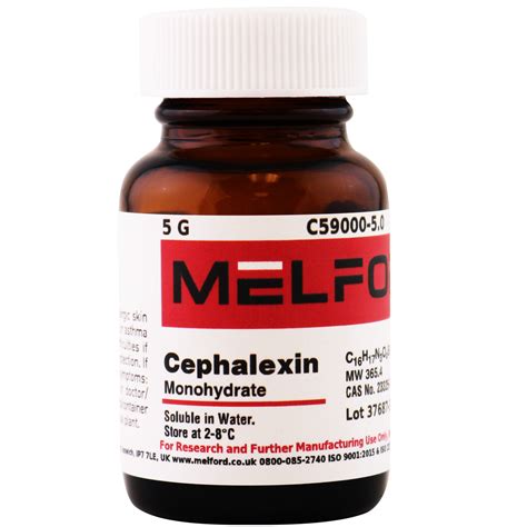 C59000 50 Cephalexin Monohydrate 5 Grams