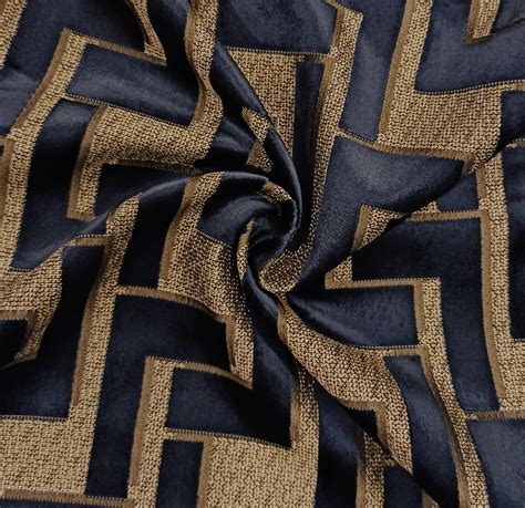 Luxury Navy Blue Upholstery Velvet Fabric Blue Velvet Fabric Etsy