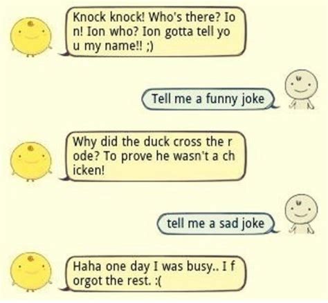 They can be used to entertain children in a classroom. Knock Knock Jokes Tagalog Love | Funny Jokes | Pinterest