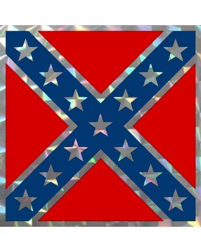 Army Of Northern Virginia Battle Flag Prismatic Sticker