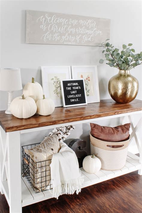 Affordable Decor For Console Table Ideas For A Stylish Entryway
