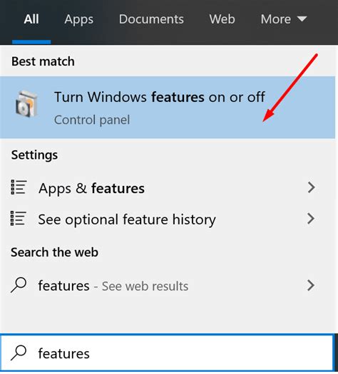 How To Turn Windows 10 Features On Or Off