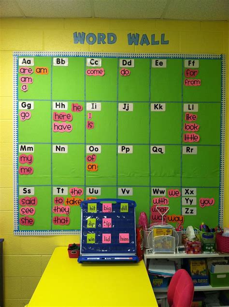 Classroom Word Wall Word Wall First Grade Classroom