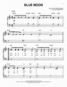 Richard Rodgers "Blue Moon" Sheet Music | Download PDF Score 99306