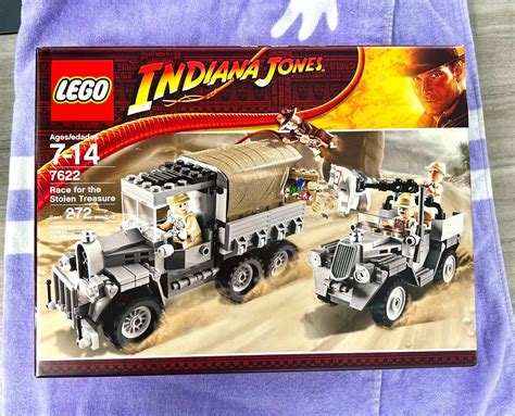 lego indiana jones 7622 race for stolen treasure raiders lost ark new sealed 9s ebay