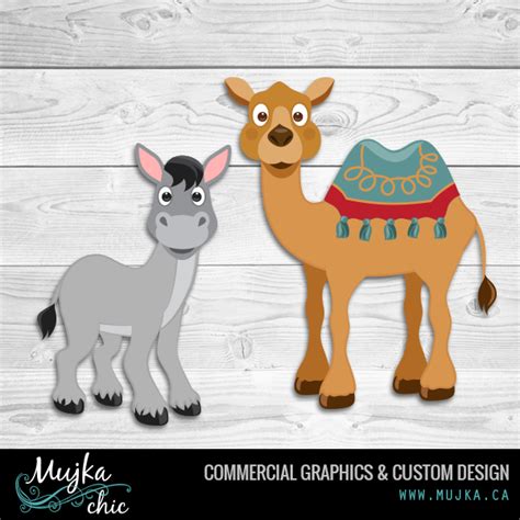 Nativity Camel Clip Art