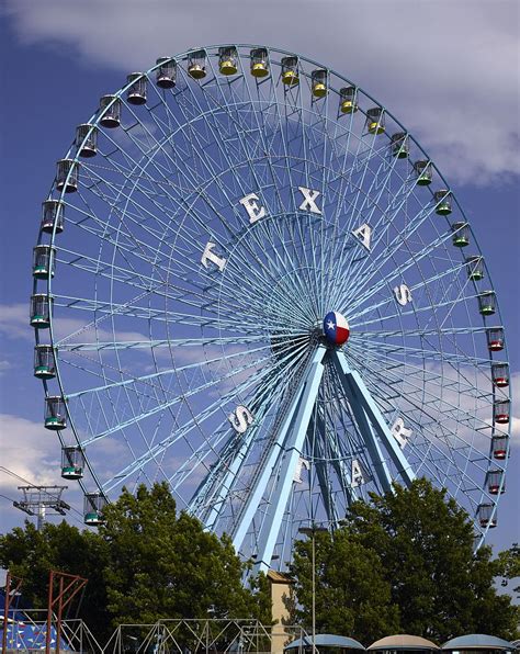 The State Fair Of Texas Ferris Wheel In Dallas Texas When The State