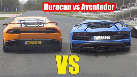 Lamborghini Huracan Vs Lamborghini Aventador S V10 Or V12😍 Youtube