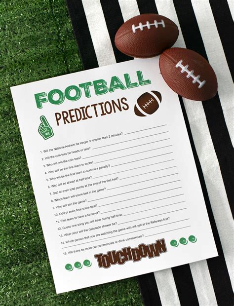 Super Bowl Prediction Game Printable Printable Word Searches