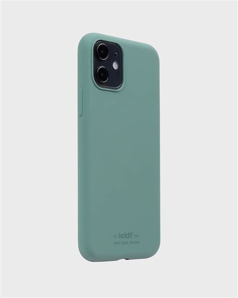 Phone Case Silicone Moss Green Iphone 11 Holdit En