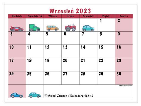 Kalendarz Wrzesień 2023 Do Druku “502ns” Michel Zbinden Pl