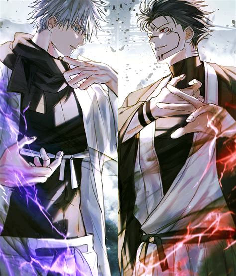 Gojou Satoru Fushiguro Megumi And Ryoumen Sukuna Jujutsu Kaisen