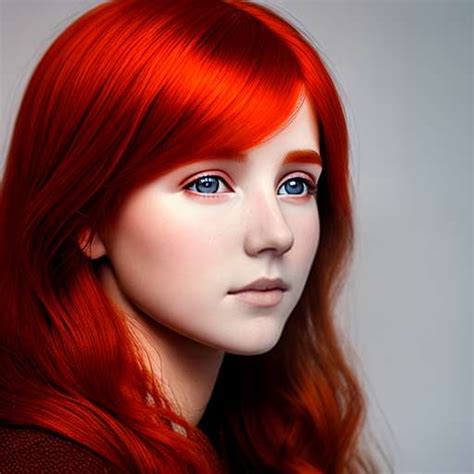 redhead doll portrait creator midjourney ai prompt for custom artwor socialdraft