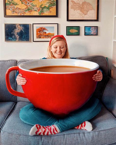 Giant Coffee Cup Magical Photoshop Composite By Misskatyenglish