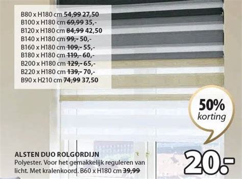 Alsten Duo Rolgordijn Aanbieding Bij Jysk