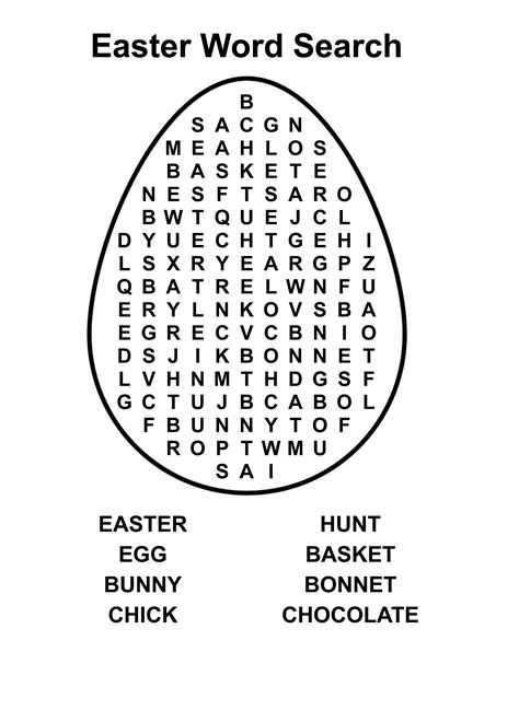 Easy Word Searches For Kids Activity Shelter