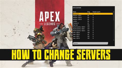 How To Change Servers In Apex Legends Choose Your Own Server Location