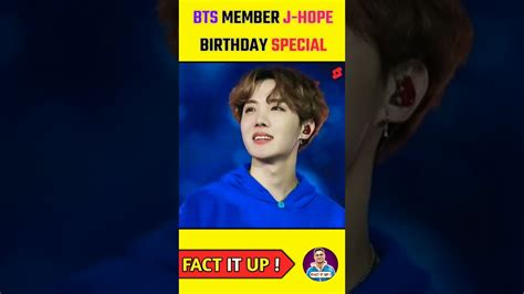 Bts Member J Hope Birthday J Hope Success Story Facts About Bts