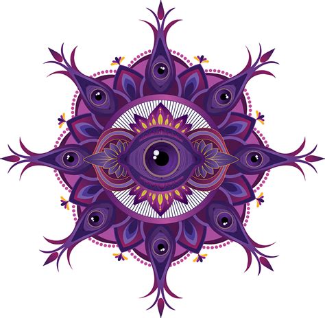 3rd Eye Meditation Mandala On Behance