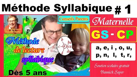 Méthode Syllabique Apprendre à Lire En Maternelle Cp 1 Youtube