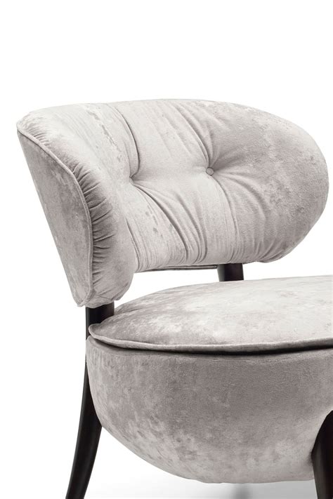 Armless Slipper Chair With Buttoned Back Oleandra Bodema