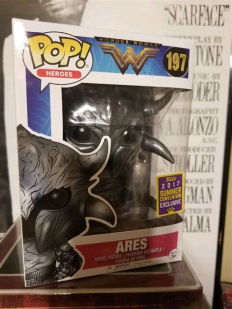 Ares Wonder Woman Dc Pop Vinyl Funko 2017 Convention Exclusive Ebay