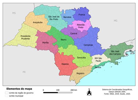 Mapa Com A Localizacao Das Regioes Turisticas Do Estado De Sao Paulo Images