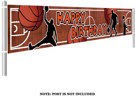 Buy Large Basketball Birthday Banner Basketball Birthday Party