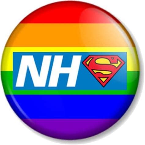 Nhs Superhero Pin Button Badge Save The National Health Service Key