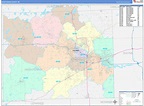 Washtenaw County, MI Wall Map Color Cast Style by MarketMAPS - MapSales