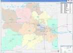 Washtenaw County, MI Wall Map Color Cast Style by MarketMAPS - MapSales