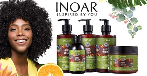 New Inoar Afro Vegan Range Vegan Hair Care Products