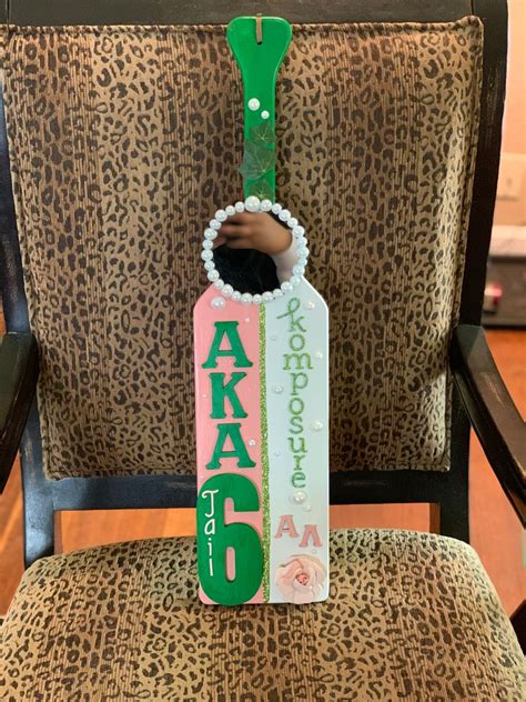 Alpha Kappa Alpha Paddle Aka Sorority Gifts Initiation Gift Greek