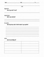 Blank Science Lab Experiment Template by Miss Dowling has Class | TpT