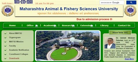 Fully funded 300 hong kong ph.d. MAFSU Admission 2021-22: Maharashtra Animal and Fishery Sciences