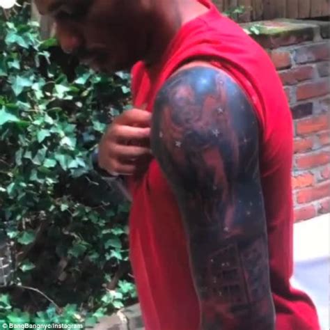 Thierry Henry Shows Off New York Themed Tattoo Daily Mail Online
