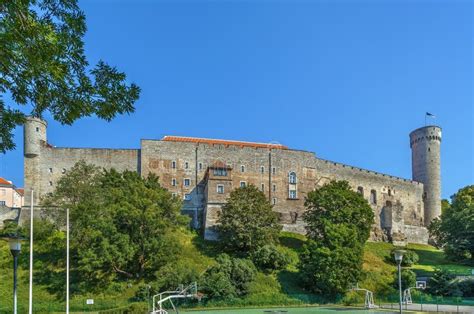 Toompea Castle Tallinn Estonia Stock Image Image Of Wall Landmark