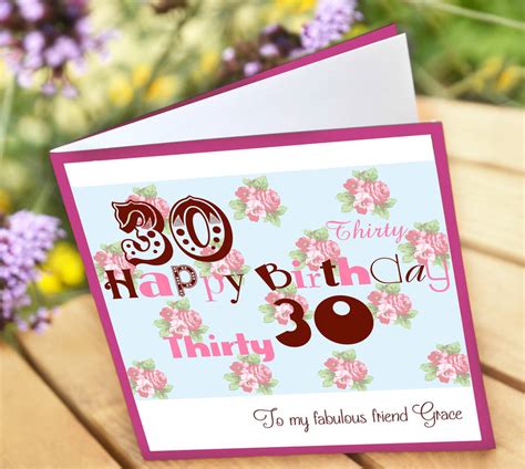 Check spelling or type a new query. Personalised 30th Birthday Card By Amanda Hancocks ...