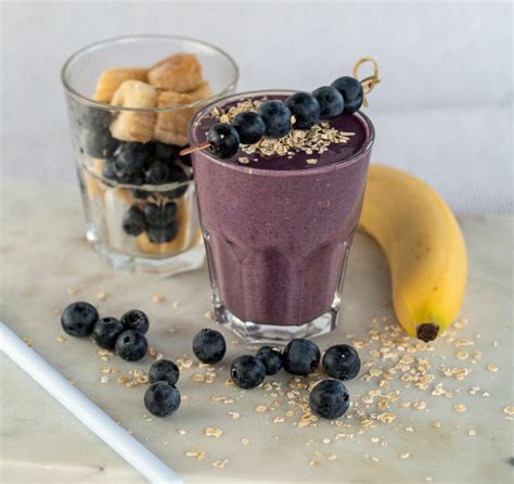 blueberry and banana oat smoothie recipe healthy mummy wellness