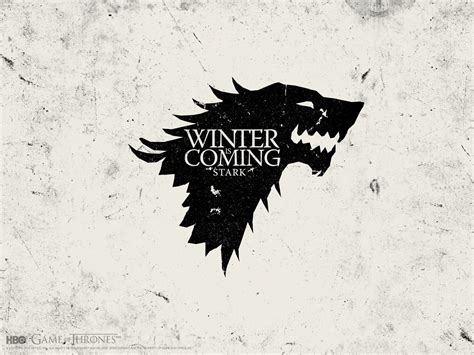 Winter Coming Strark Game Of Thrones A Song Of Ice And Fire House