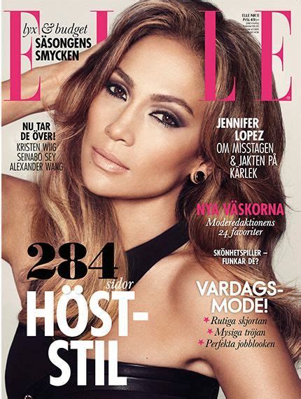 Jennifer Lopez Elle Magazine November 2014 Cover Photo Sweden