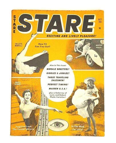 Stare Magazine October 1961 June Wilkinson Humorama Jokes Pinups EBay