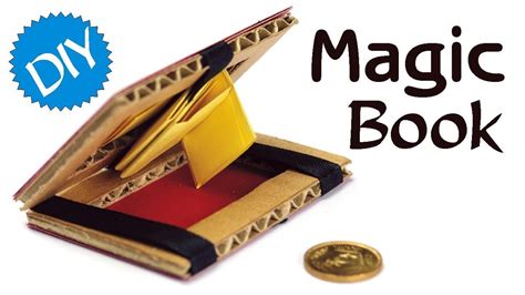 How To Make Magic Book Using Cardboard And Paper Youtube