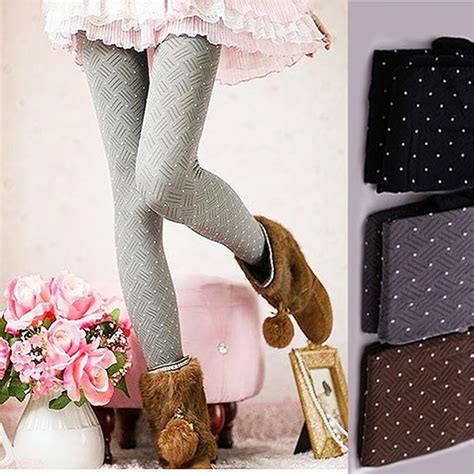 2016 fashion stretch point stripe pantyhose 4 colors printed women collants sexy skinny tights