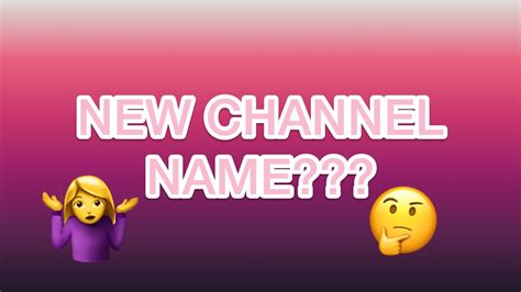 Check spelling or type a new query. NEW CHANNEL NAME?? - YouTube