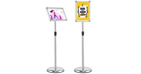 Buy Giantex A4 Adjustable Pedestal Poster Stand Rotate Sign Holder W