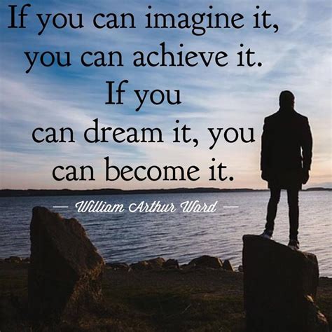 If You Can Imagine It You Can Achieve It If You Can Dream It You Can