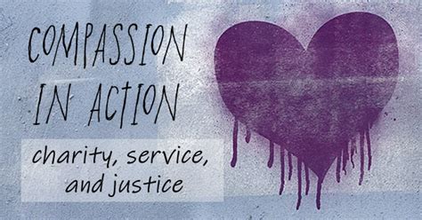 Compassion In Action Charity Service And Justice — Following Jesus