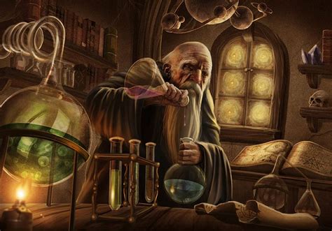 Alchemist By Alan Vadell On Artstation Fantasy Concept Art Fantasy