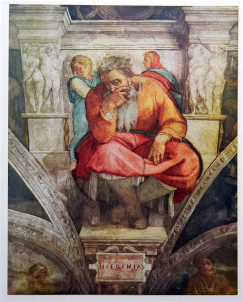Prophet Jeremiah Vintage Litho Print By Queeniescollectibles